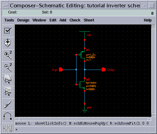Inverter with pins